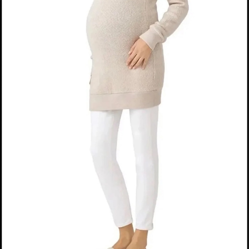 Maternity fleece skinny jeans